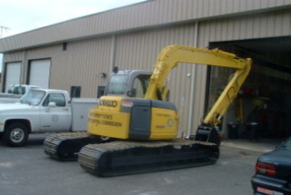 Kobelco SR70, a piece of equipment used for our source reduction, or water management projects.
