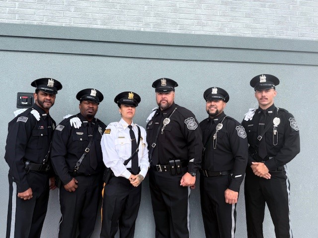 6 people in uniform